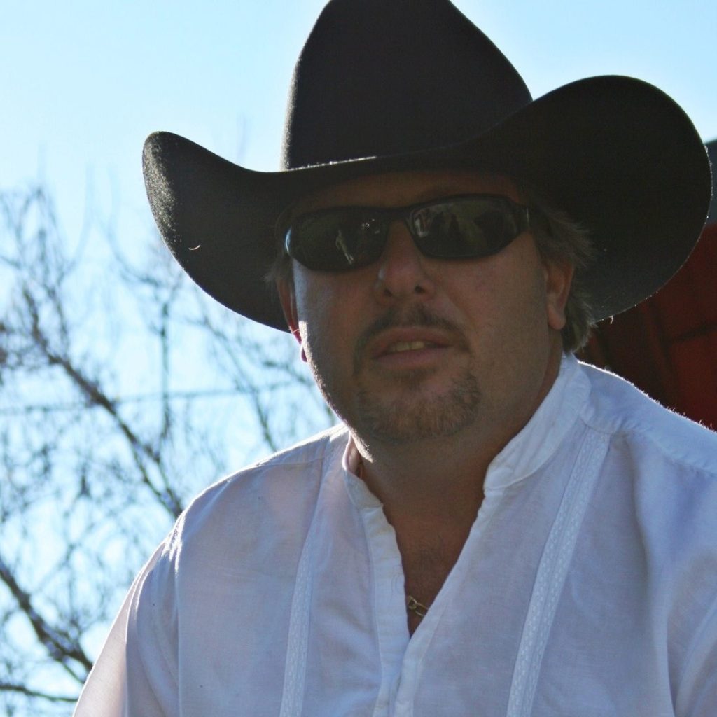 Man wearing a cowboy hat