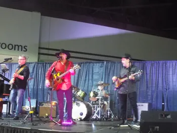 Live band performing on stage