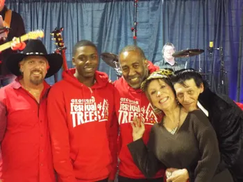 Group photo at festival event