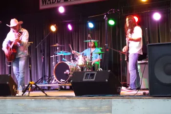 Band performing on stage