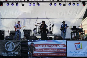 Live band performance on stage