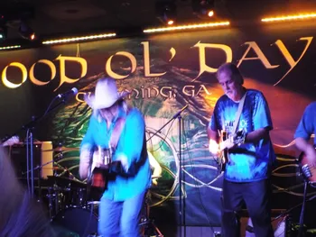 Live music performance on stage