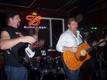 Live band performing on stage